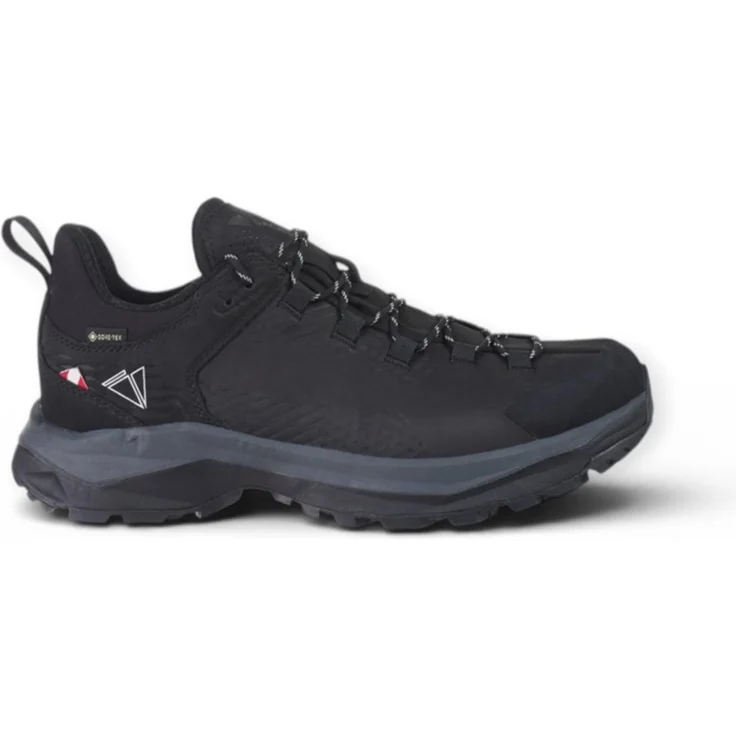 Dachstein Silvretta Gore-Tex Low-Cut Wanderschuhe Herren, wasserdicht und atmungsaktiv, graues Nubukleder und Mesh
