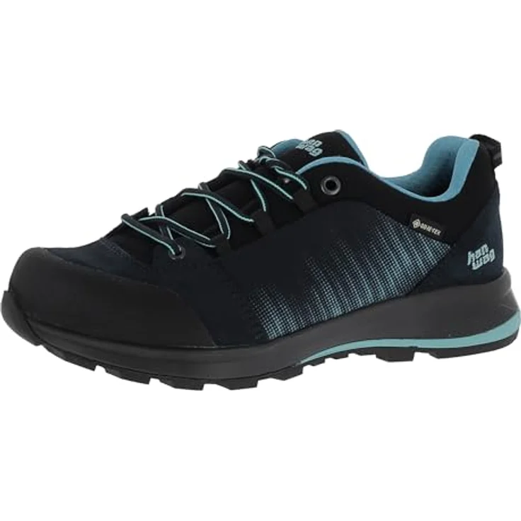 Hanwag Klarsby Low Bunion GTX, Wanderhalbschuh für Damen mit GORE-TEX-Membran, navy/sky, Größe 39 – Bild 1
