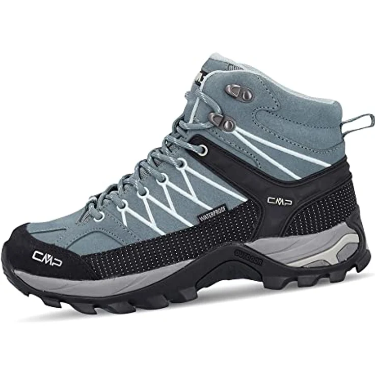 CMP Rigel Low Trekking Waterproof, Damen Trekkingschuh mit Clima Protect® und rutschfester CMP FullOn GRIP-Sohle, Wildlederoberfläche – Bild 1