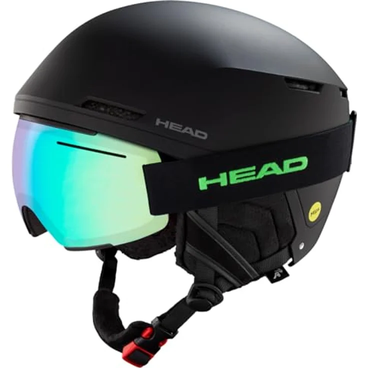 HEAD COMPACT EVO MIPS Skihelm M/L, Schwarz, mit Sphere Fit System und Windkanal-Entlüftung – Bild 3