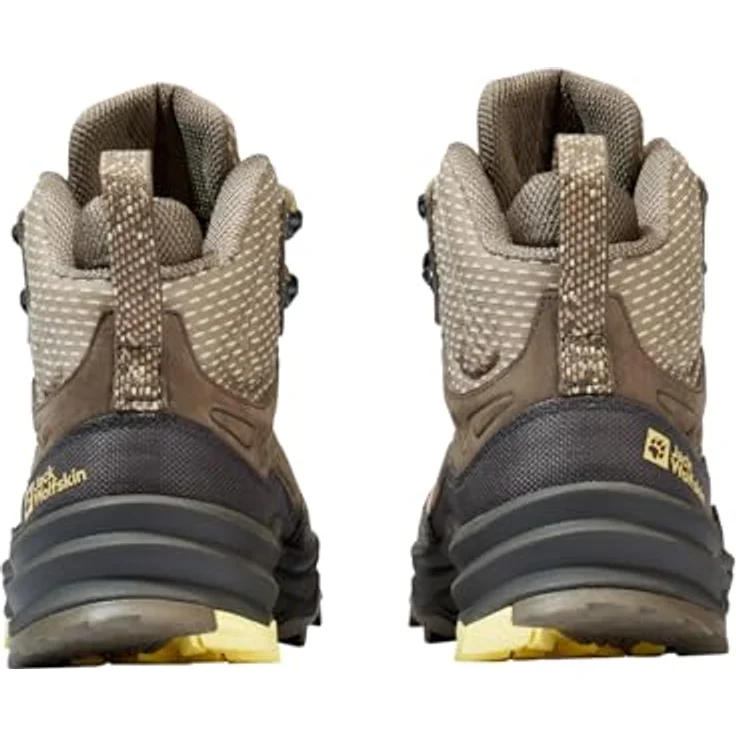 Jack Wolfskin Cyrox Texapore Mid W, Damen Wanderschuhe (39.5), wasserfest, beige – Bild 4