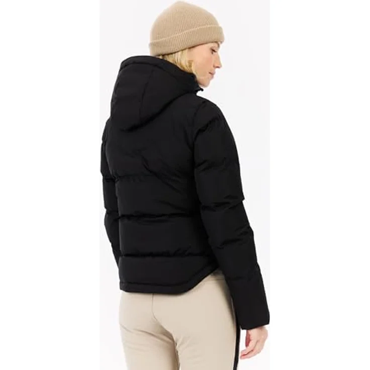 Protest PRTLUCID Snowjacket, atmungsaktive Skijacke mit Wassersäule 10.000 mm, PFC-frei, True Black, Größe M/38 – Bild 8