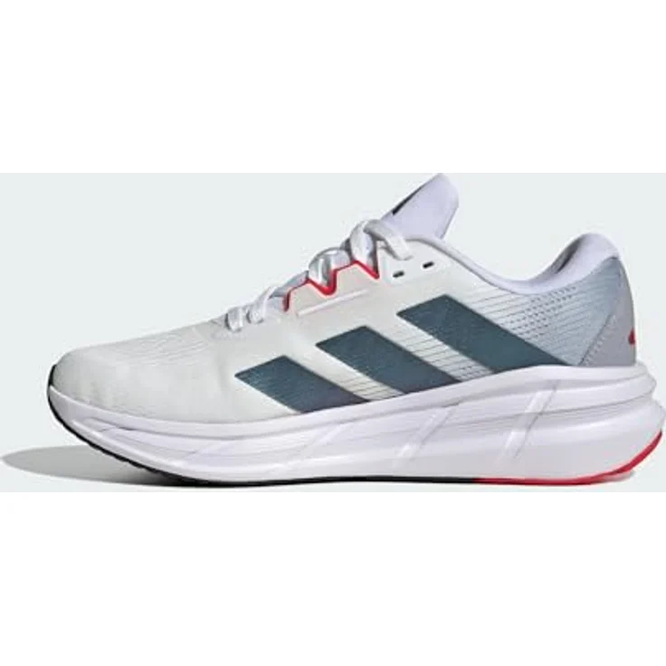 adidas Laufschuhe JQ5081 für Herren, atmungsaktiv, neutral, Cloud White/Core Black/Pure Ruby – Bild 4