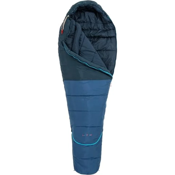 VAUDE Kobel Adjust 500 II Syn, Schlafsack mit körperbetonter Mumienschnitt, geeignet für Kinder von ca. 7-12 Jahren, Baltic sea – Bild 3