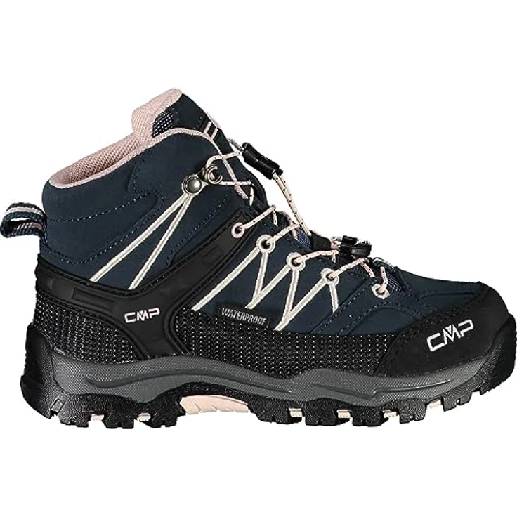CMP Kids Rigel Mid WP, Wasserundurchlässiger Mädchen Wanderstiefel in Grau, Größe 28 – Bild 3