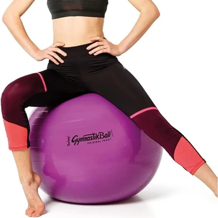 PEZZI Gymnastikball, Ø 75 cm, rot, rot – Bild 10