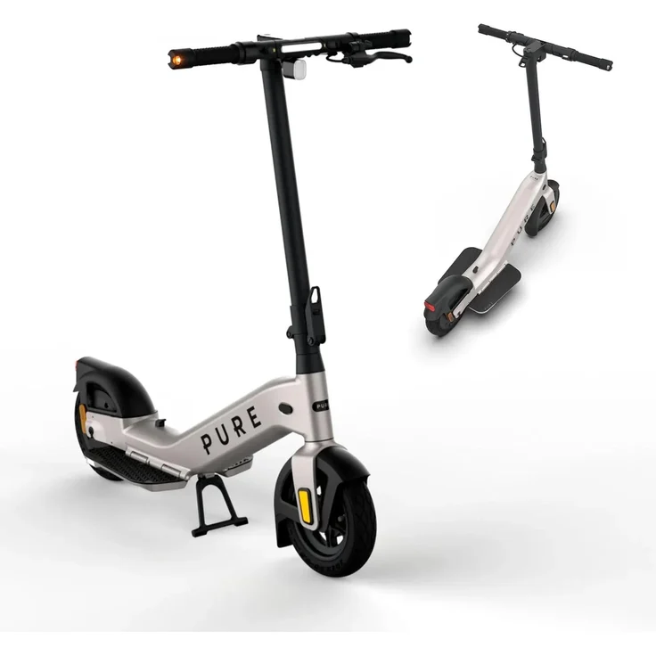 Pureelectric E-Scooter PURE Advance+ Platinum, Straßenzulassung, optimierte Fahrposition, 20 km/h, klappbar, bis zu 40 km Reichweite