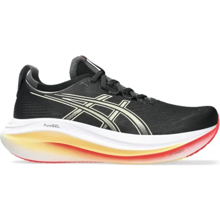Asics Gel Nimbus 27, neutrale Laufschuhe mit FF Blast™ Plus Dämpfung, schwarz, Größe 11.5 – Bild 8