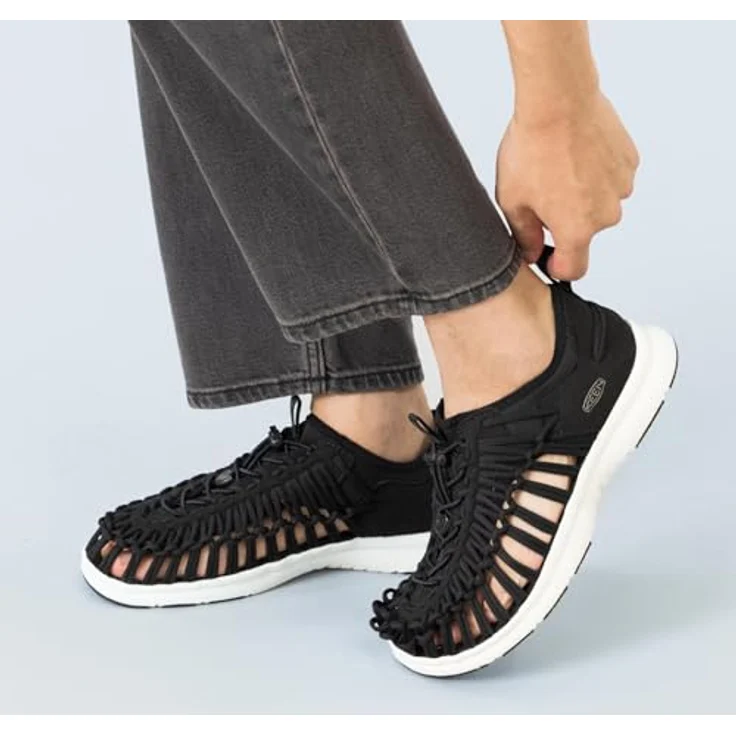 Keen Wanderschuhe Trekkingschuh, flexibles Obermaterial aus Kordeln in Häkeloptik, geruchsneutralisierendes Fußbett, elastische Zugbandschnürung – Bild 7