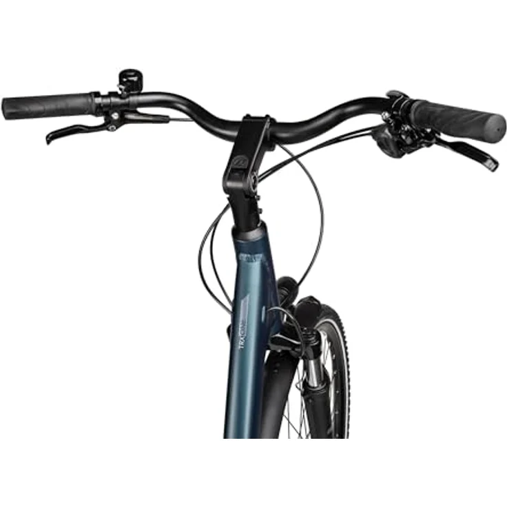 2R Manufaktur TRX ONE Wave, Damen-Citybike mit Tiefeinstieg, 28 Zoll, Dunkelblau, 56 cm, mit hydraulischen Scheibenbremsen und Federgabel – Bild 4