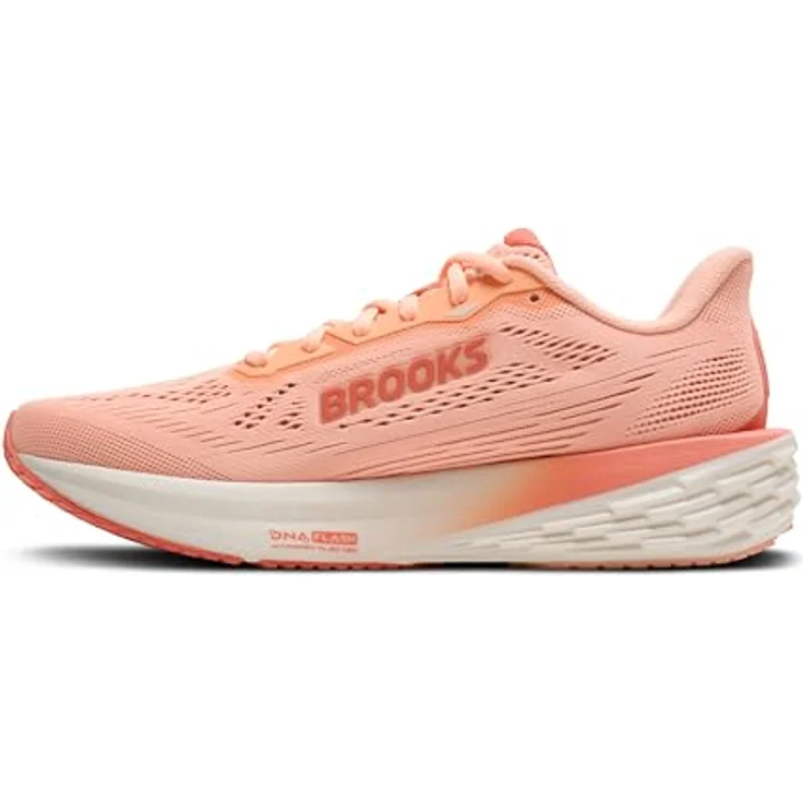 Brooks Launch 12, Damen Laufschuhe mit leichtem Mesh-Obermaterial, DNA FLASH-Dämpfung, neutraler Pronation, 8 mm Sprengung, recyclingfähig, normalweite – Bild 6