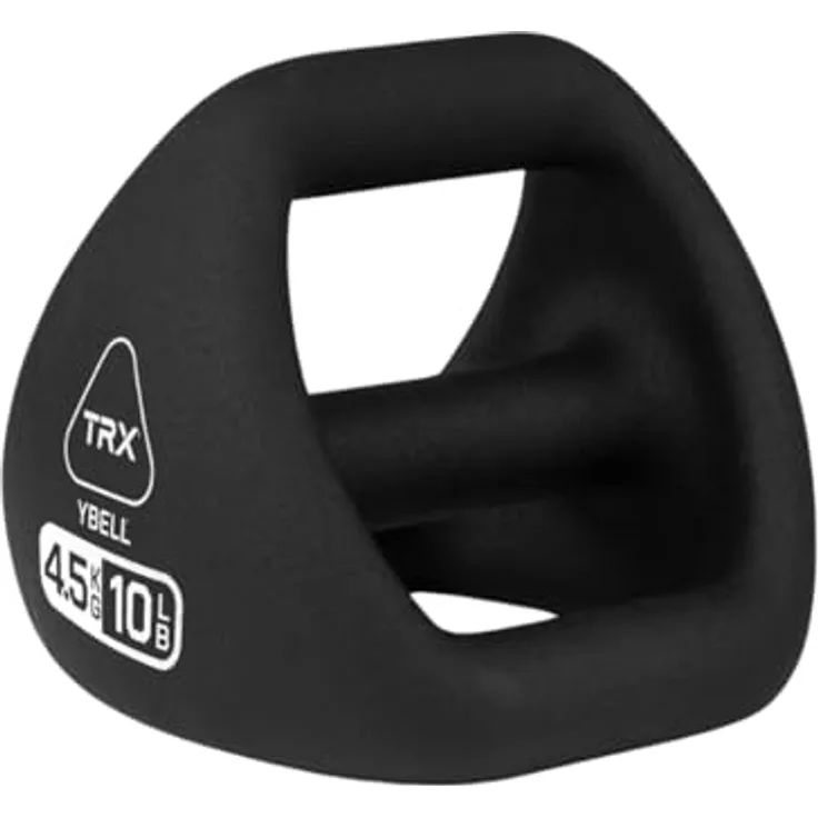 TRX YBell Neo 4.5 kg (XS), Vielseitiges Trainingsgerät mit rutschfester Neopren-Beschichtung, schwarz
