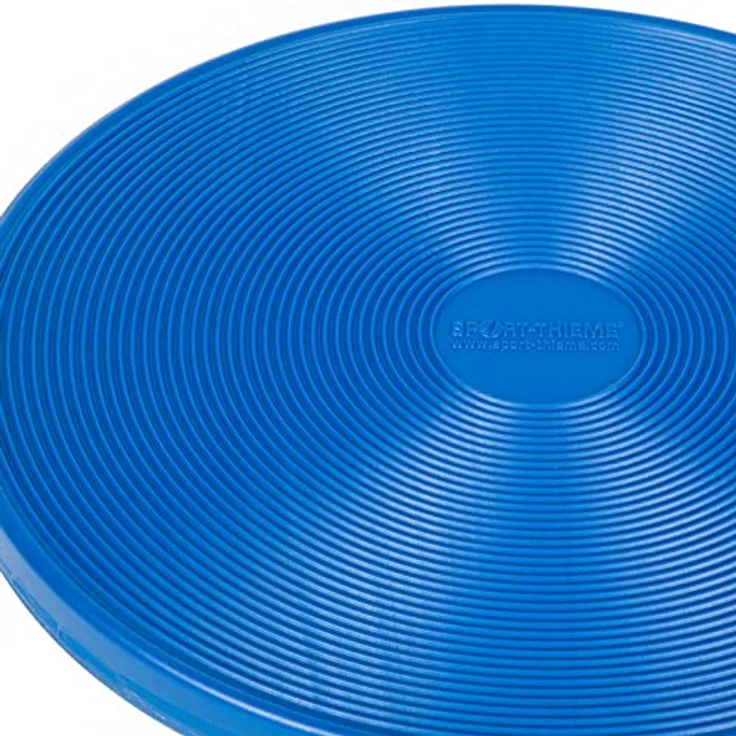 Sport-Thieme Balance-Board, Sport- und Therapiekreisel | Hochwertiger Gleichgewichts- u. Koordinations-Trainer | Inkl. Übungsanleitung | Blau o. Grün | ø 39 cm | Bis 120 kg | Markenqualität – Bild 3