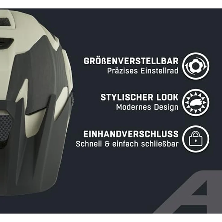 Alpina Sports Rootage, Velohelm für Trail und Enduro, Carbon-Außenschale, 52-57 cm, verbesserte Klimatisierung und Anpassungssystem – Bild 3