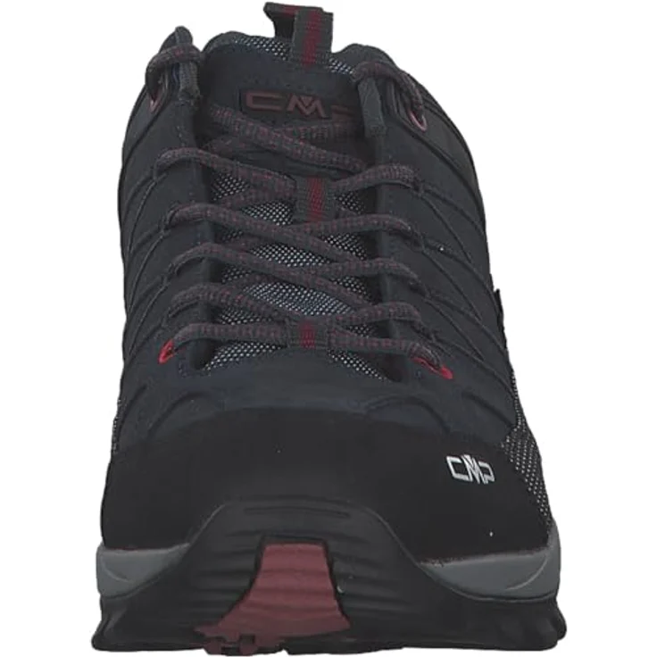 CMP Campagnolo Rigel Low WP, Herren Wanderschuhe, wasserfest mit CMP Full On Grip Sohle, Größe 46, Blau – Bild 4