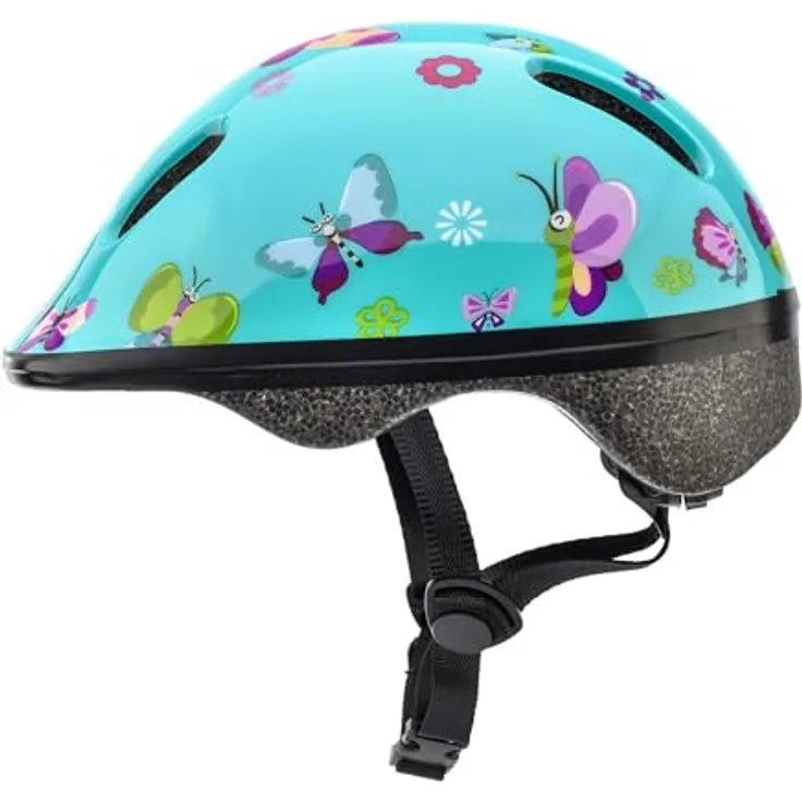 meteor® Kinderfahrradhelm Teddybauer, sicherer Fahrradhelm für Kinder, XS/S, 18 Farben, mit Kopfverstellung und Visier