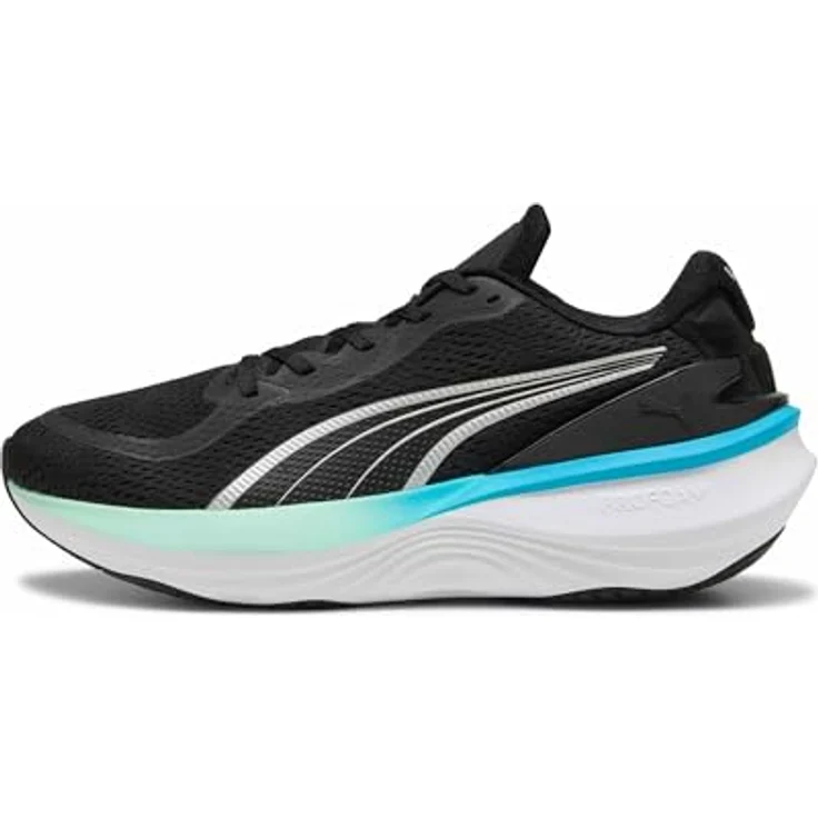 Puma Scend Pro 2 Unisex Laufschuhe, PROFOAM Dämpfung, Mesh-Obermaterial, Schwarz, Größe 46 – Bild 1