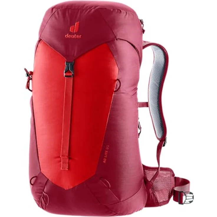 Deuter AC Lite 30 Wanderrucksack, 59 cm, rot, 100% Polyester, kompaktes Design für Outdoor-Aktivitäten – Bild 1