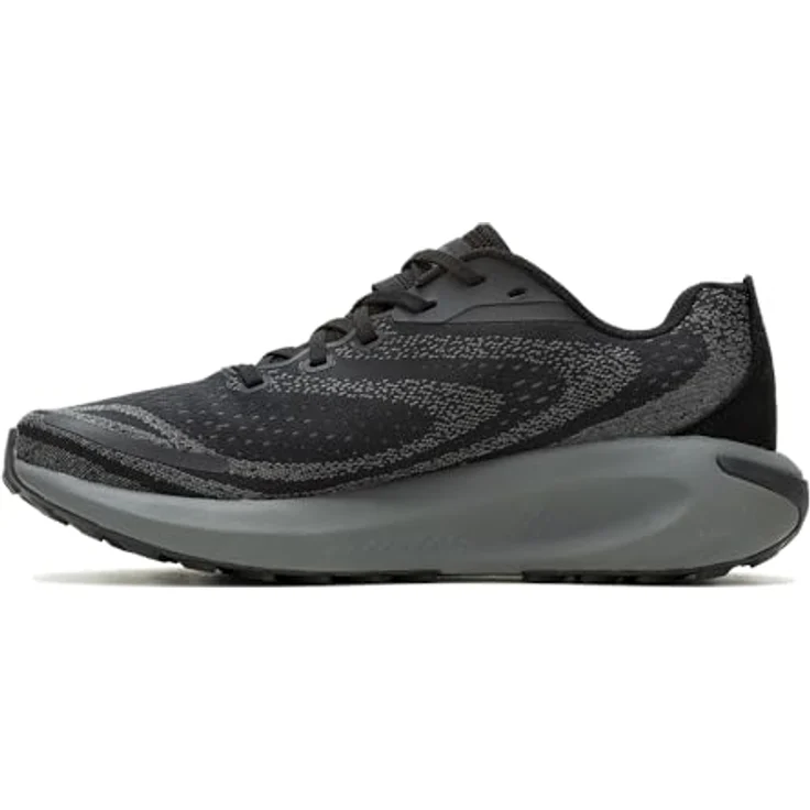 Merrell Morphlite, Herren Laufschuhe für Road-to-Trail, Schwarz, Größe 43.5, atmungsaktives Mesh-Futter, recycelte Materialien, hervorragende Traktion und Laufkomfort – Bild 6
