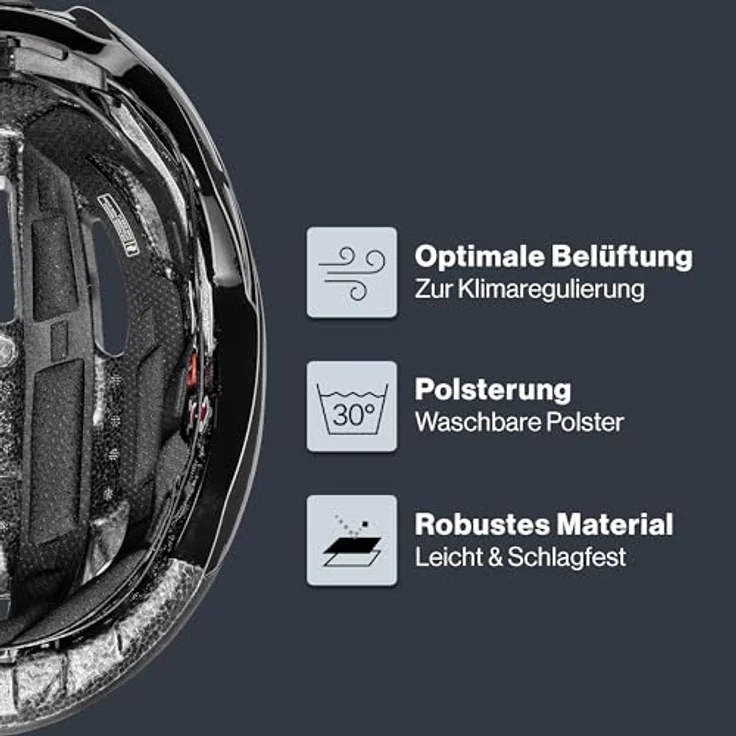 Uvex Rise Pro MIPS, Fahrradhelm Größe 56-59, sicherer Kopfschutz für Radfahrer – Bild 3