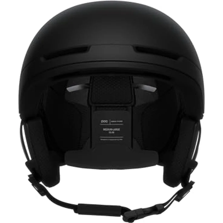 POC Obex Pure Skihelm, leichter Allround Helm mit Polycarbonat-Schale, 360°-Anpassung, Brillen-Clip & Brillenschächten, Schwarz – Bild 2