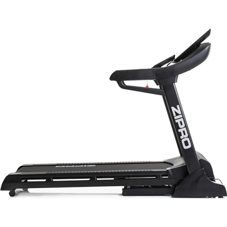 Zipro klappbar Laufband mit Steigung Dream Gold, Treadmill bis 150kg mit 18+3 Trainingsprogrammen, USB, Holder, Lautsprecher, Walking Pad Geschwindigkeit 1-22 km/h und 3.5-6 PS Motor, LCD – Display – Bild 2