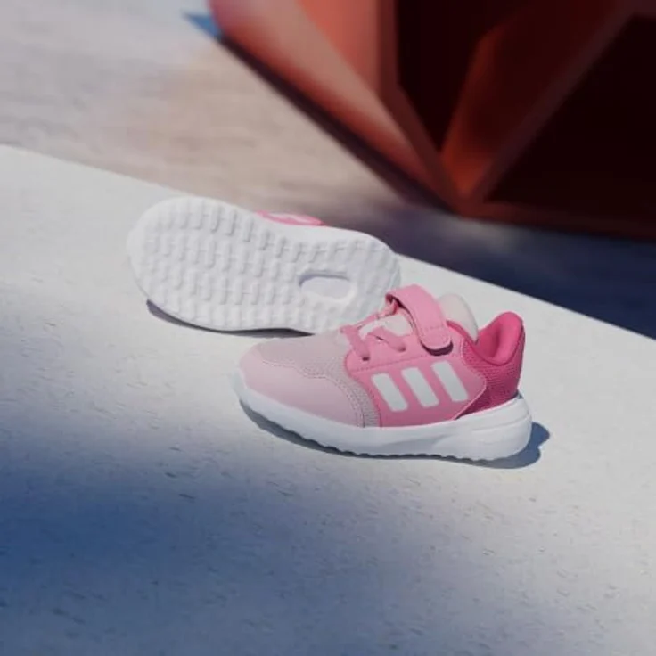 Adidas IH7781_240, Laufschuhe für Babys und Kleinkinder, Weiß/Clear Pink/Cloud White/Pulse Magenta, Cloudfoam Zwischensohle, Klettverschluss – Bild 2