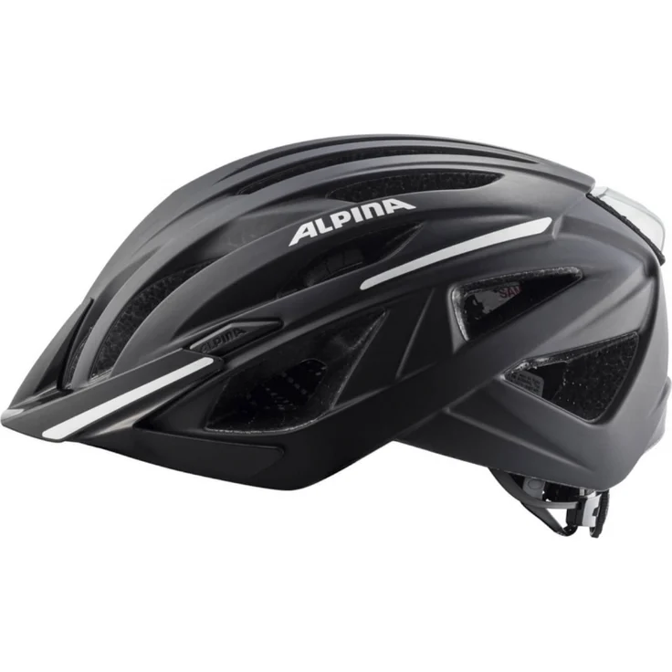 ALPINA Haga, Urban Fahrradhelm mit Stoabsorber, optimal anpassbar, integrierte Rückleuchte – Bild 1