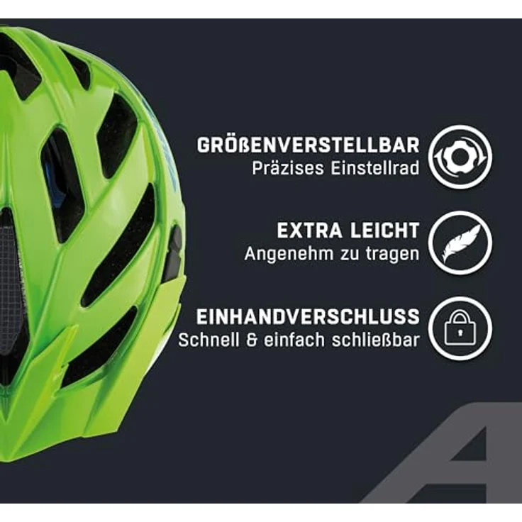 Alpina Fahrradhelm PANOMA 2. 0 56-59 cm, green blue gloss – Bild 4