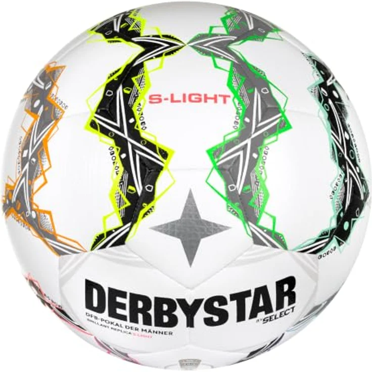 Derbystar DFB-Pokal Brillant Replica S-Light v26, Kinder Fußball für E- und F-Jugend, 290g, PU mit Diamantstruktur – Bild 5