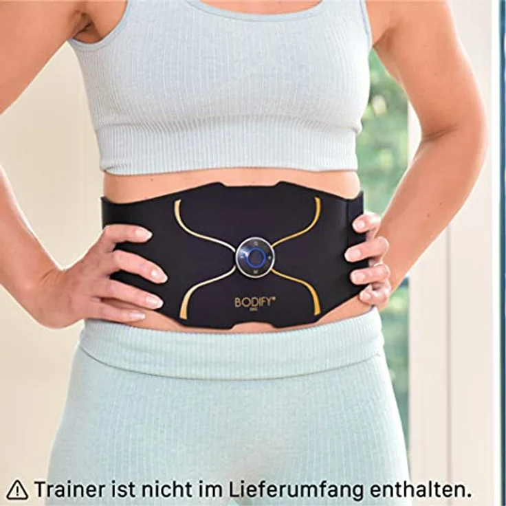 Bodify Original Ersatz-Pads 2er-Set (Ohne Controller) für EMS Bauchtrainer Pro - Bauchmuskeltrainer für Männer und Frauen - Preisvergleich – Bild 3