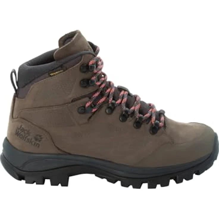 Jack Wolfskin REBELLION TEXAPORE MID W, Damen-Trekkingschuh aus Nubukleder, wasserdicht und atmungsaktiv, mit VIBRAM-Außensohle – Bild 3