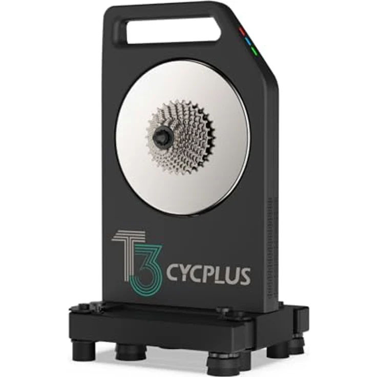 CYCPLUS T3 Fahrradtrainer, präziser Rollentrainer mit 110 Nm Drehmoment und App-Unterstützung für realistisches Indoor-Radfahren – Bild 1