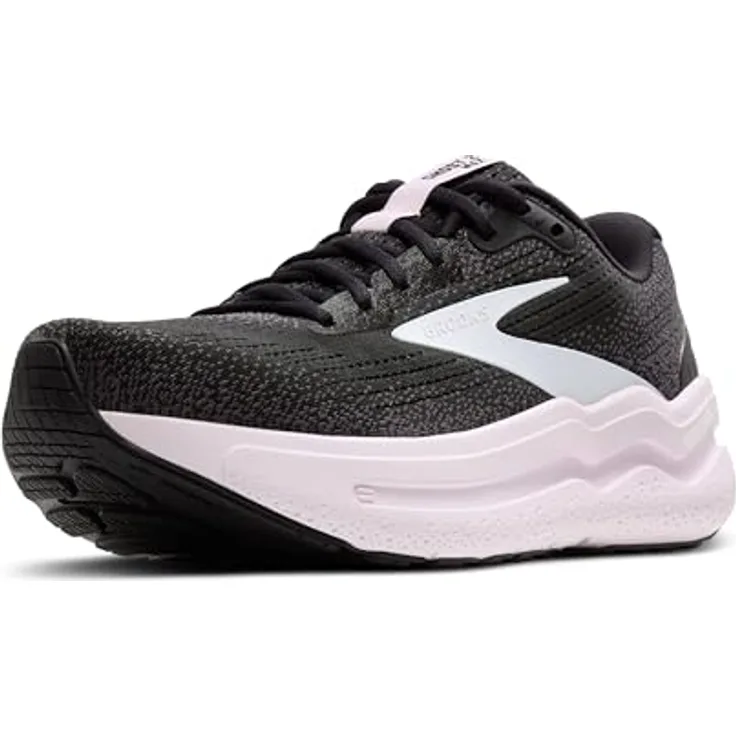 On Running Brooks Ghost Max 2, Damen Laufschuhe mit Dämpfungstechnologie, Schwarz (Größe 38)
