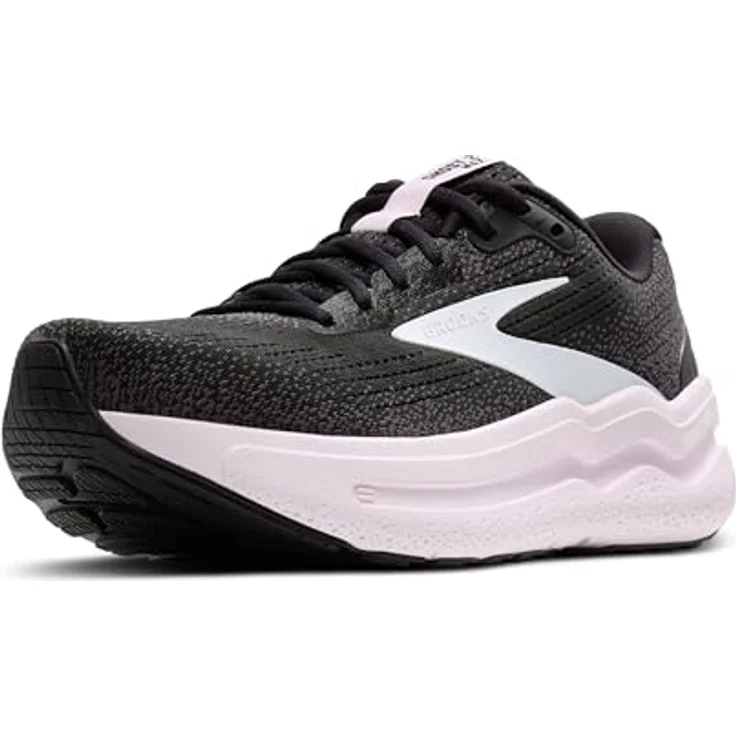 On Running Brooks Ghost Max 2, Damen Laufschuhe mit Dämpfungstechnologie, Schwarz (Größe 38) – Bild 1