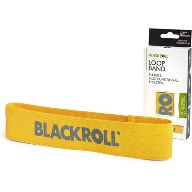 BLACKROLL Loop-Band, Pilates-Band mit verschiedenen Widerständen, waschbar bei 60 °C, inkl. Informationsbroschüre