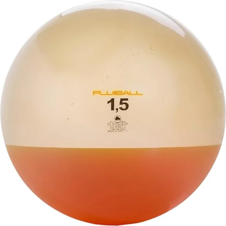 Trial Gewichtsball Flui, Medizinball mit Wasserfüllung, rutschfeste Silikonoberfläche, verschiedene Gewichte für Functional Training im Fitnessstudio – Bild 1