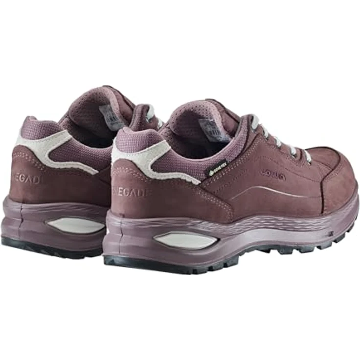 Lowa Renegade Evo Lo GTX 3218675100, Wanderschuhe aus Nubukleder und GORE-TEX®, altrosa/weiß – Bild 4