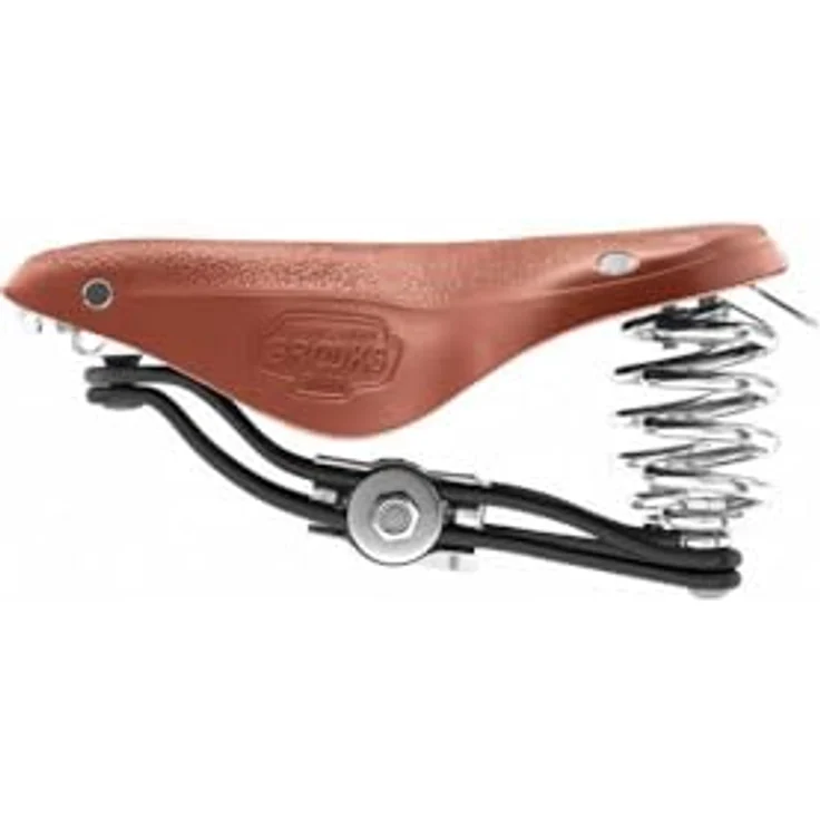 Brooks England B66 S Unique Line, Fahrradsattel in honig, One Size – Bild 4