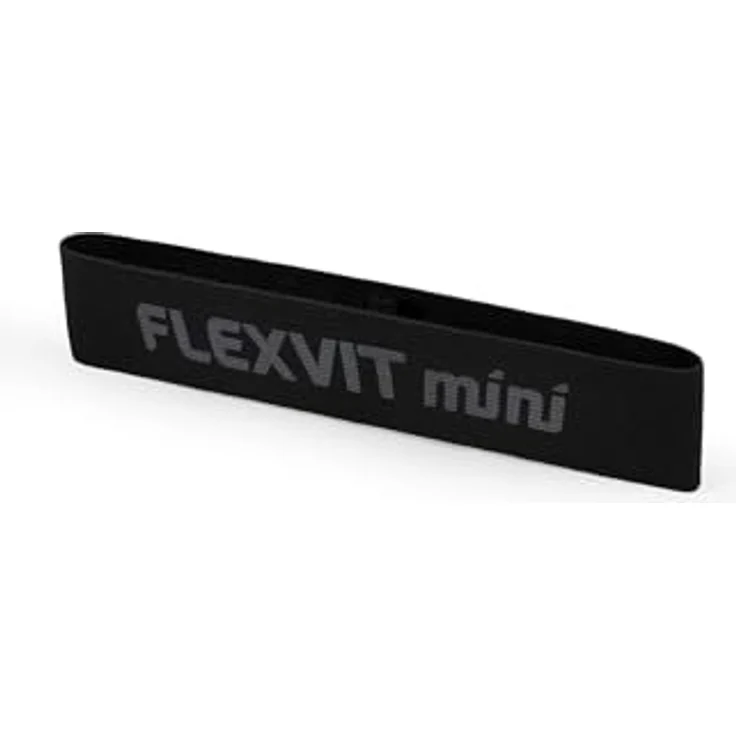FLEXVIT Mini Elite (Schwarz), Hoch Widerstandsfähiges Fitnessband für Explosives Krafttraining, Oeko-Tex zertifiziert, Made in Germany – Bild 1