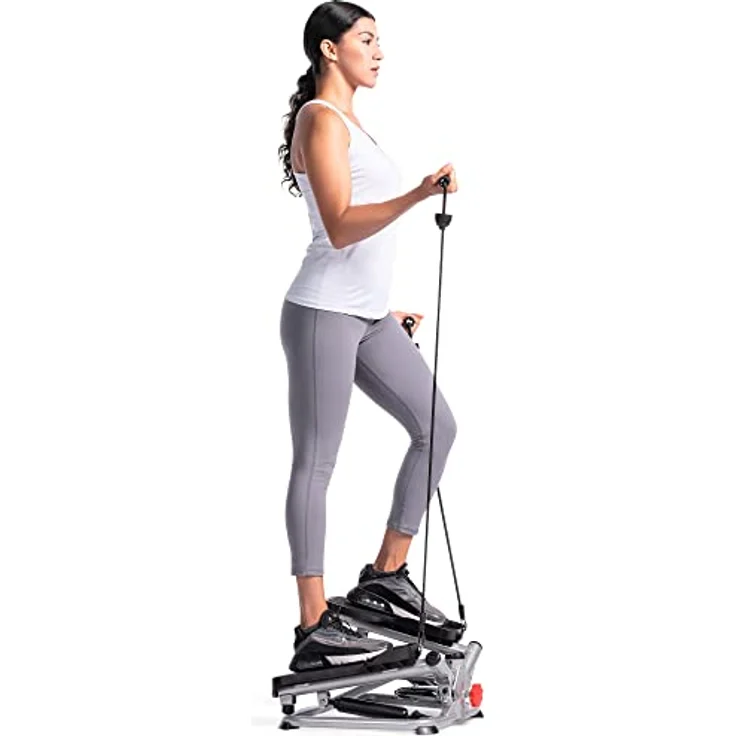 Sunny Health & Fitness Unisex-Adult Ganzkörper Fortschrittliche Schrittmaschine-SF-S0979 Stepper, grau, One Size – Bild 1
