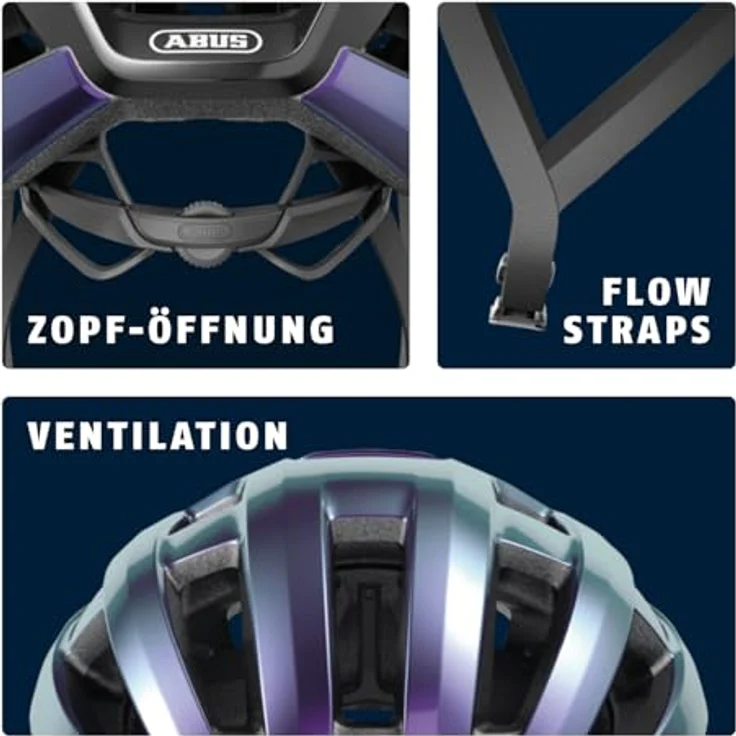 Abus PowerDome MIPS, Velohelm (51 - 55 cm) mit optimaler Belüftung und individuellem Anpassungssystem – Bild 5