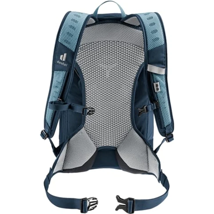 deuter AC Lite 17 Wanderrucksack (Modell 2024), Wanderrucksack mit Aircomfort Netzrücken-System, schwarz – Bild 4