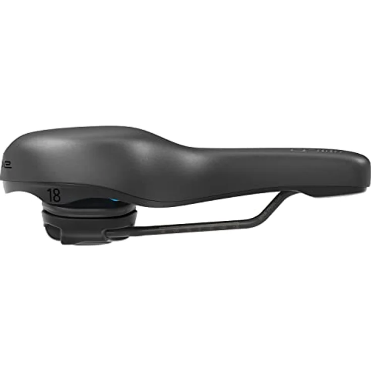 SQlab 621 M-D Active 2.1, City & Comfort Fahrradsattel mit Druckentlastung, für aufrechte Sitzposition, schwarz – Bild 5