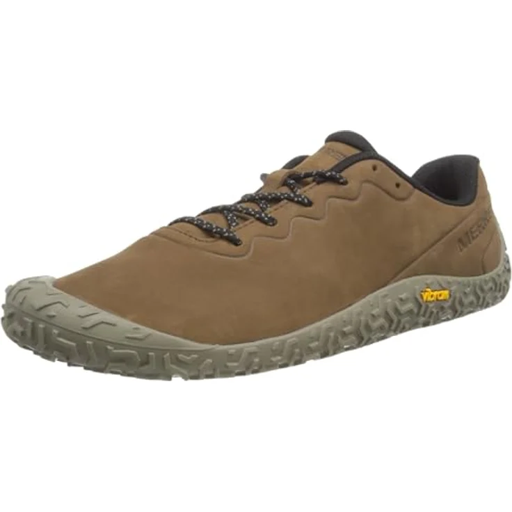 Merrell Vapor Glove 6 LTR, Herren Wanderschuhe mit Vibram EcoStep-Außensohle, in Braun, Größe 43 – Bild 1