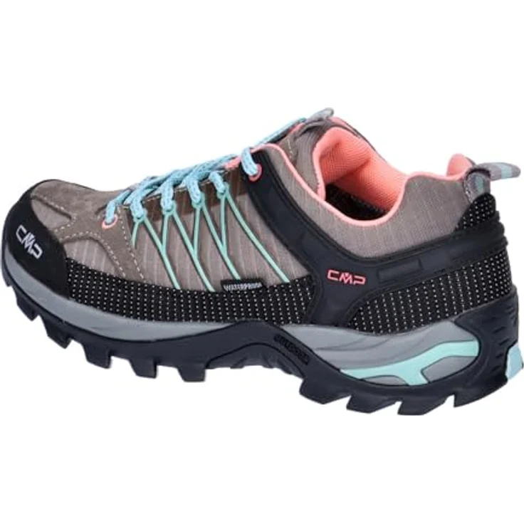CMP Rigel LOW 3Q54456, Damen Trekking Schuhe mit EVA-Gummi Sohle, waterproof, atmungsaktiv, Textil-Leder-Obermaterial – Bild 3