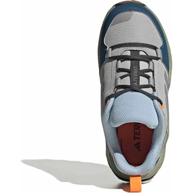 Adidas Terrex Ax4R K, Wanderschuhe für Kinder mit dämpfender Zwischensohle und Traxion Außensohle, grau/rot/blau, Größe 37 1/3 – Bild 3