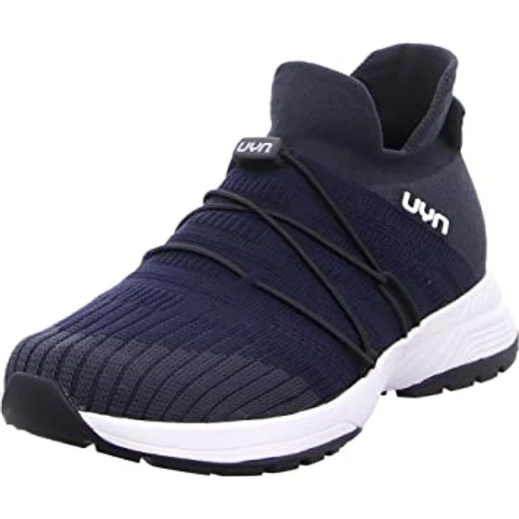 UYN Free Flow Tune Slip-on Sneaker, Damen Laufschuhe mit Merinowolle und atmungsaktivem Knit-Gewebe, night blue, Größe 42 – Bild 1