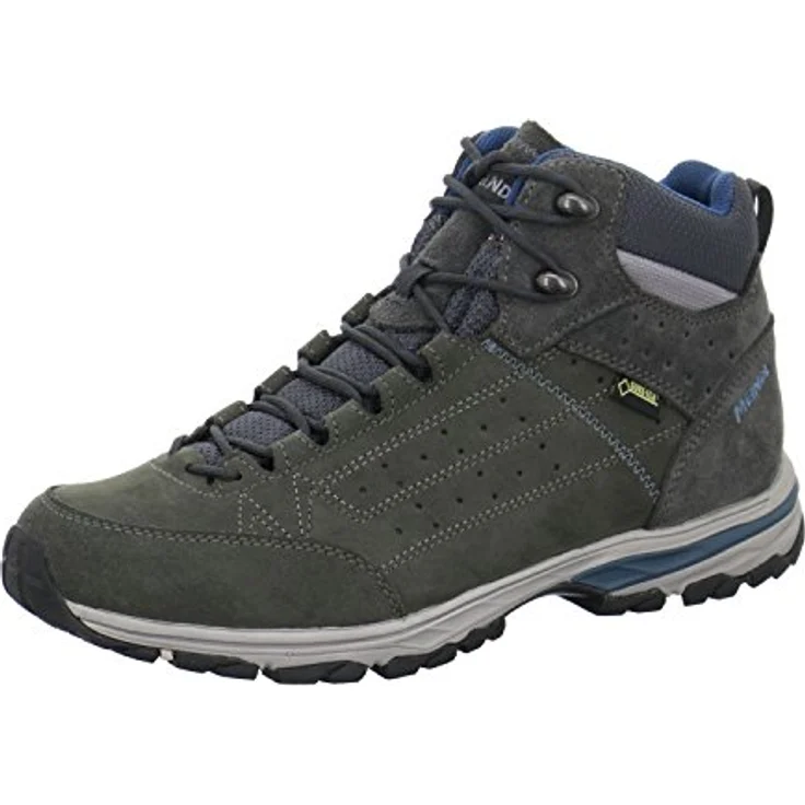 Meindl Herren Wanderschuhe, robuste Outdoorschuhe aus Veloursleder, schwarz, Größe 42 – Bild 1