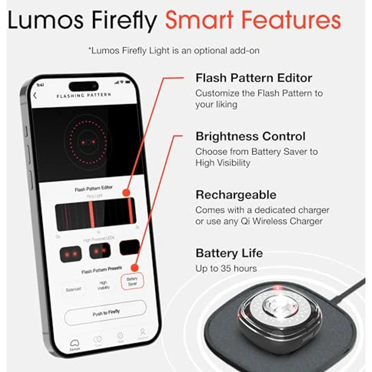 Lumos Ultra Fly + Firefly, Velohelm mit In-Mold Polycarbonatschale, 54 - 61 cm, inkl. abnehmbares Firefly LED Licht und 11 Belüftungsöffnungen – Bild 5